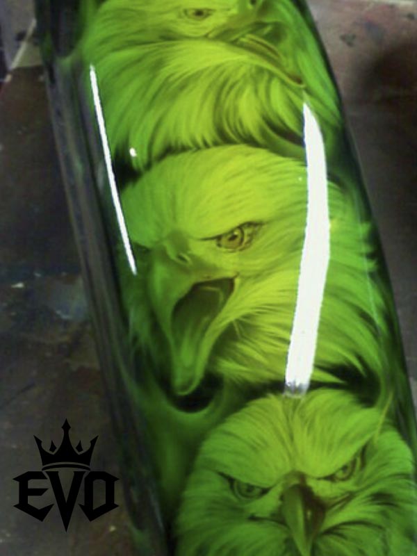 candy painted harley sportster eagles